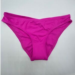 BECCA Pink Bikini Bottoms‎ Women's Size Medium